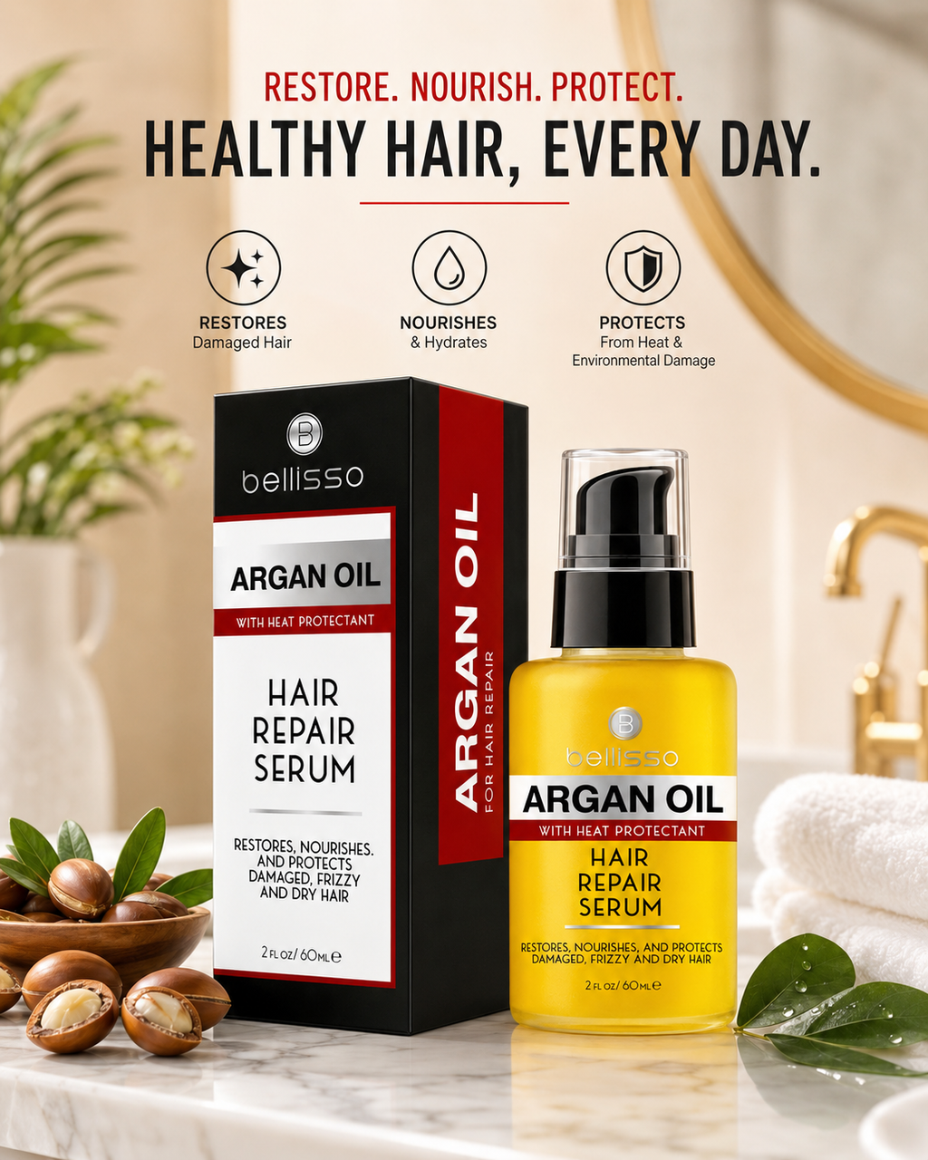 Argan Oil Hair Repair Serum