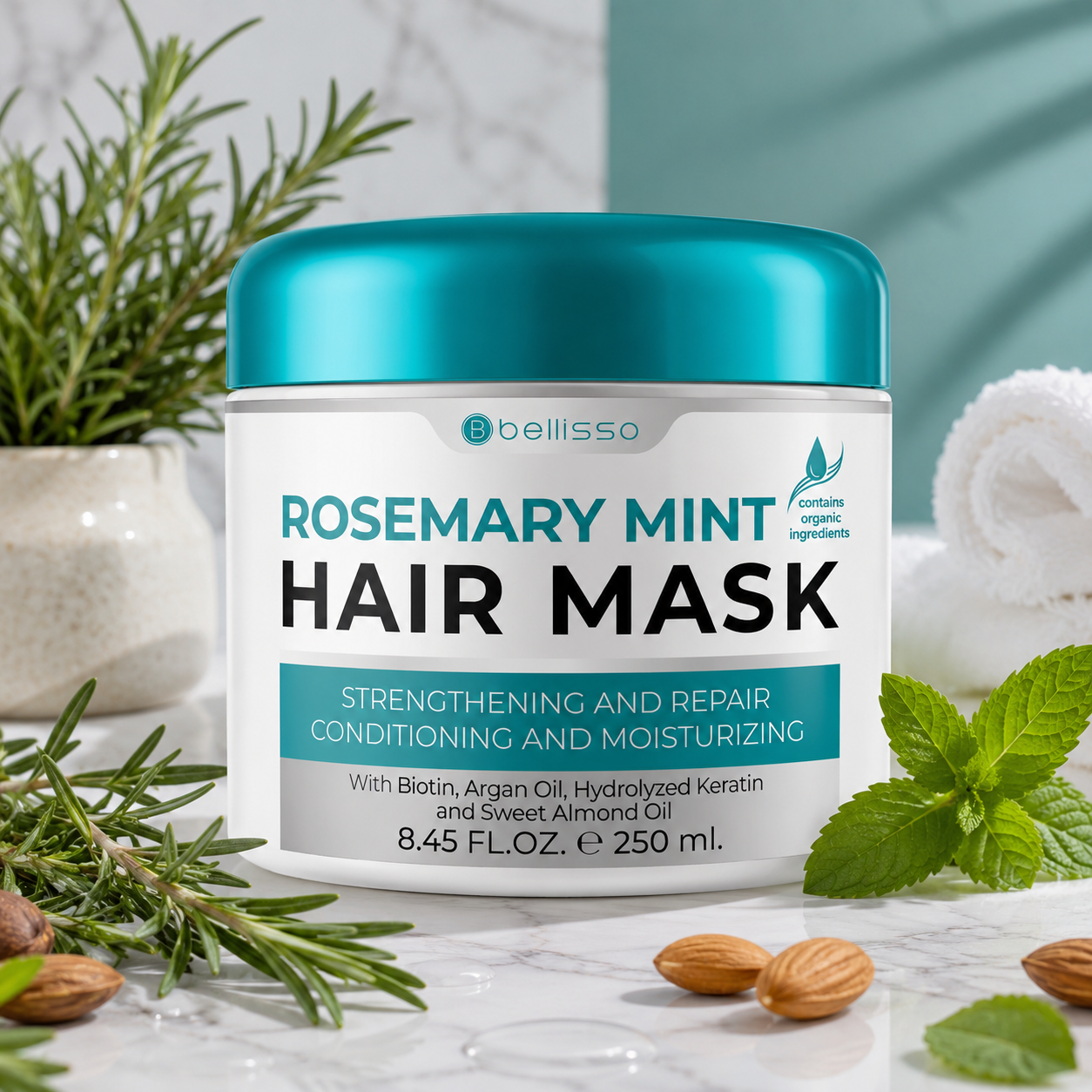 Rosemary Mint Deep Repair Hair Mask
